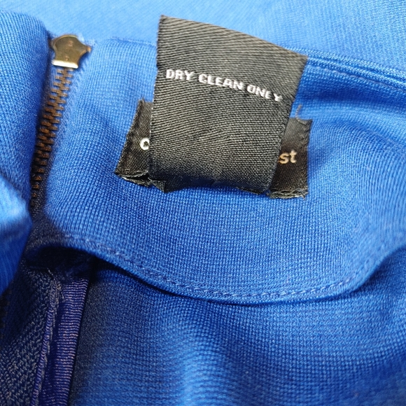 CENTRAL PARK WEST Newport Peplum Short Sleeve Dress in Sky S - Picture 8 of 8